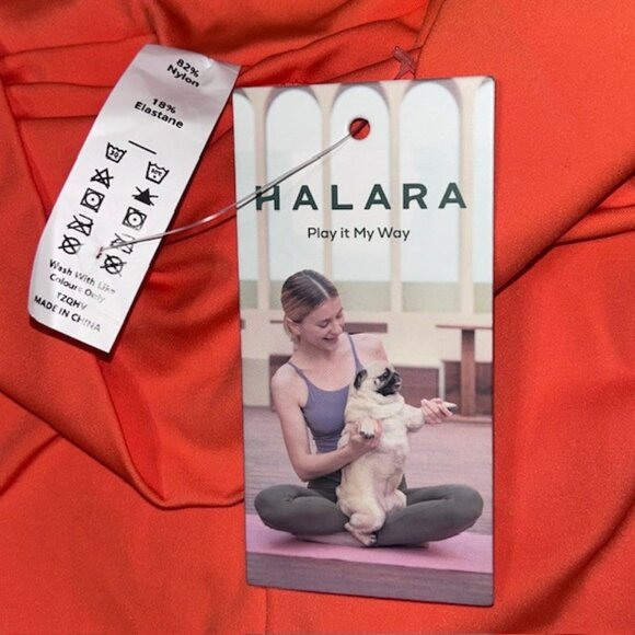 Halara Shorts/Skort Size Large Orange/Coral NWT Brand New - Picture 2 of 4